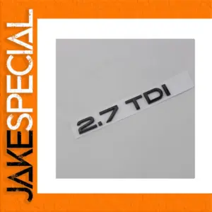 Black 2.7 TDI Car Badge Sticker