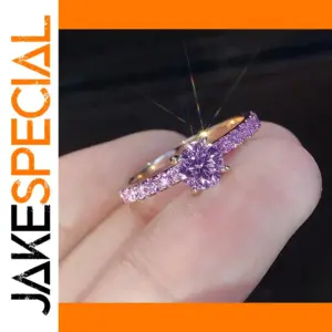 Geometric Cocktail Ring for Women with Zircon Accents