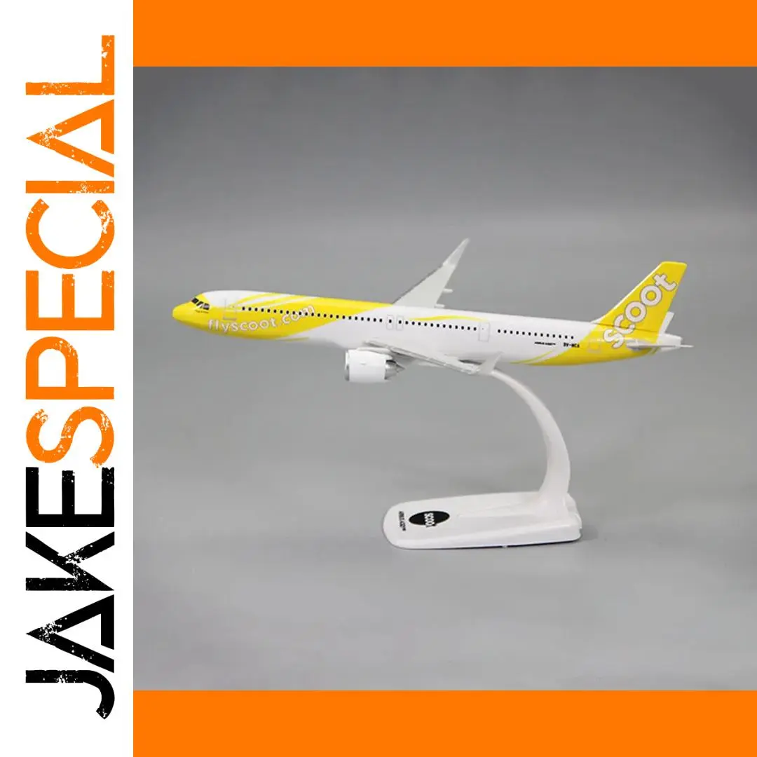 Airbus A321NEO Scoot Airlines 1:200 Model 1 Airbus A321NEO Scoot Airlines 1:200 Model