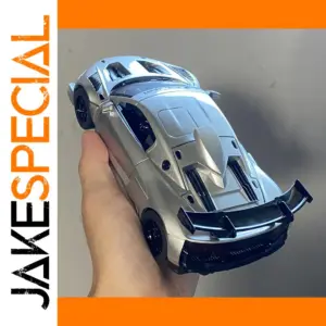 Diecast Silver R8 LMS GT2 Model 1:24 Scale