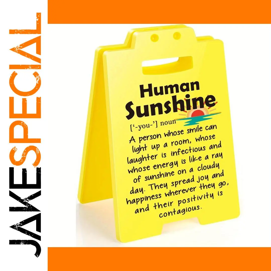 Bright Yellow Appreciation Sign for Desk 1 Bright Yellow Appreciation Sign for Desk