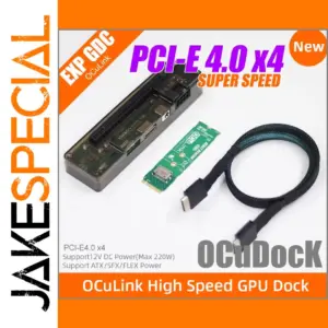High-Speed PCIe 4.0 GPU Dock for Mini PCs