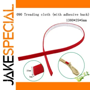Vivid Red Brass Cupronickel Tuning Pedal Strip