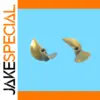 Gold Aluminum RC Boat Propellers for Racing