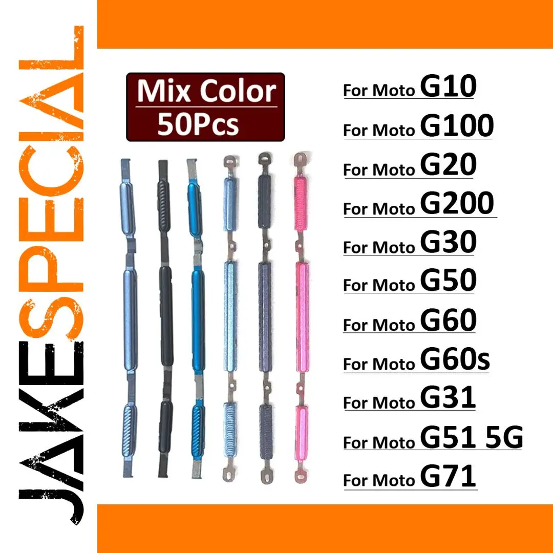 Vibrant Motorola Side Button Set (G10-G71 5G) 1 Vibrant Motorola Side Button Set (G10-G71 5G)