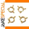 Gold Stainless Steel Spring Clasps for Jewelry