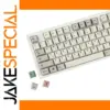 YMDK White & Beige PBT Keycap Set