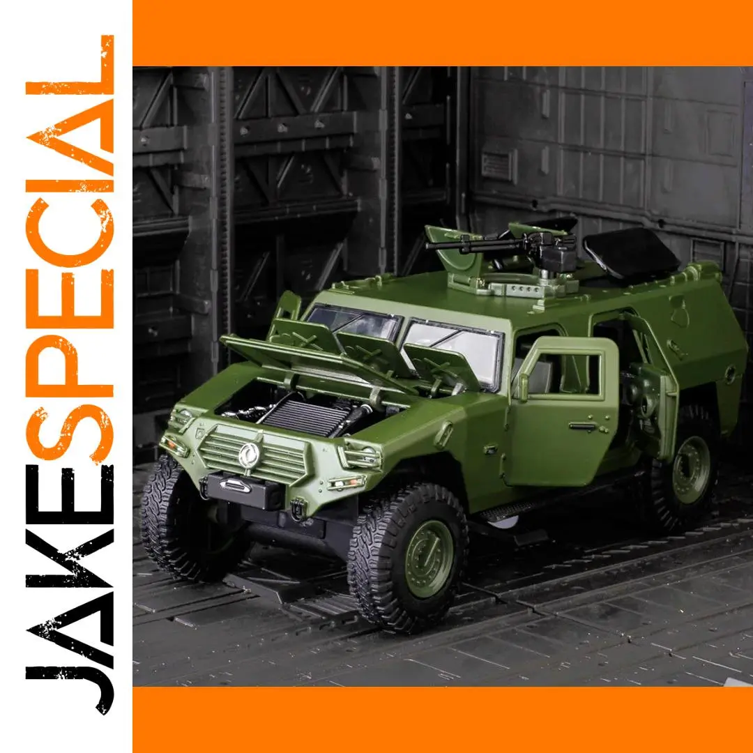 1:24 Scale Military Alloy Off-Road Armored Vehicle 1 1:24 Scale Military Alloy Off-Road Armored Vehicle