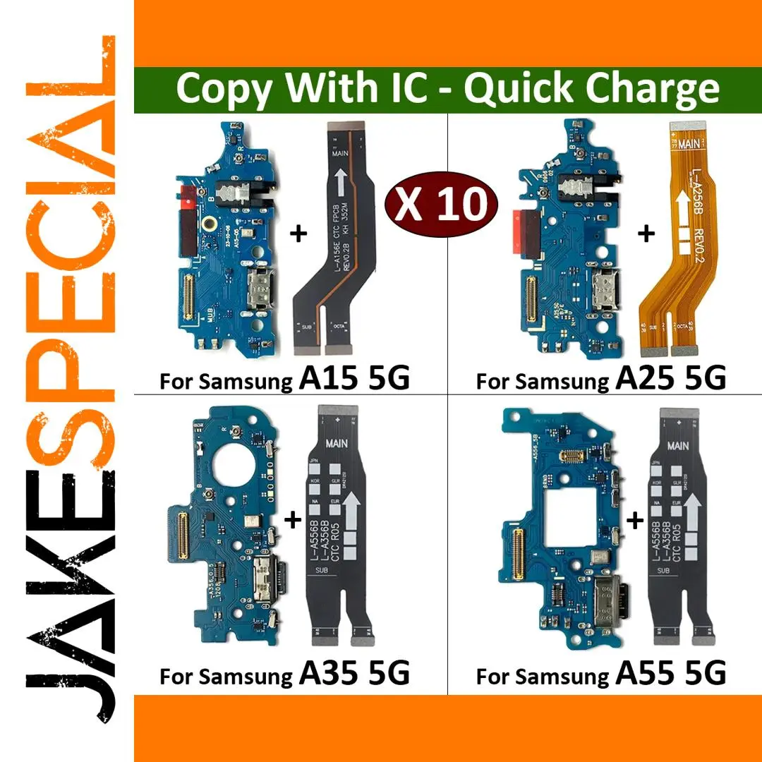 Samsung Flex Cables for A05, A05s, A15 5G, A25 5G 1 Samsung Flex Cables for A05, A05s, A15 5G, A25 5G