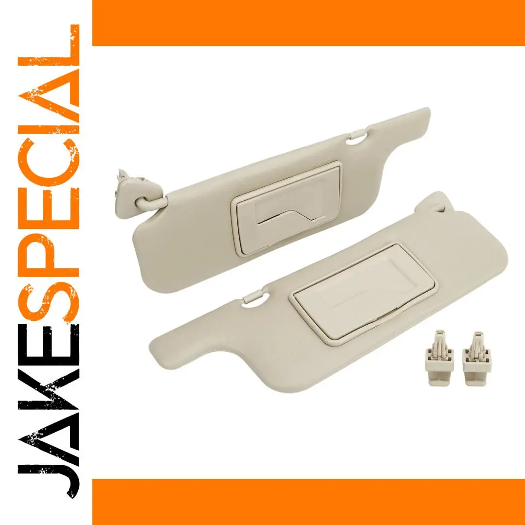 Rice Grey Sun Visors for E120/E130 Models 1 Rice Grey Sun Visors for E120/E130 Models