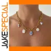 Stainless Steel Gold Necklace 47+5cm for Women