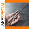 Mini Alloy Barrett Sniper Rifle Keychain Model