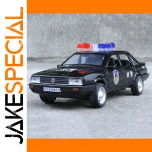 Miniature Volkswagen Santana Police Car Model