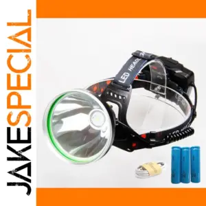 High-Power 10W LED Headlamp with 60° Beam