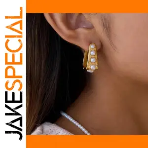 Stainless Steel U-Shaped Earrings JDE0309025