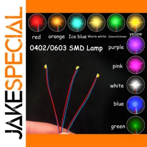 Miniature Pre-Wired LED Set for Scale Models