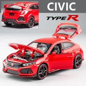 Honda Civic Type-R 1:32 Diecast Model with Sound & Light 17 2b602d0677d44e229089bf06 upscaled