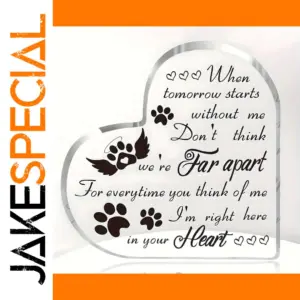 Heart-Shaped Pet Memorial Decoration