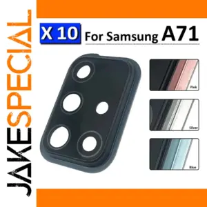 Samsung Galaxy A71 Rear Camera Lens Covers (Set of 10)