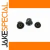 Black Metal JB Guitar Knobs Set for USA Bass