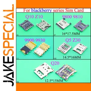 BlackBerry SIM Card Reader Slot Replacement for 9800-Q20
