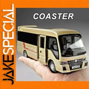 Gold Alloy Diecast Police Van Model 1:32 Scale