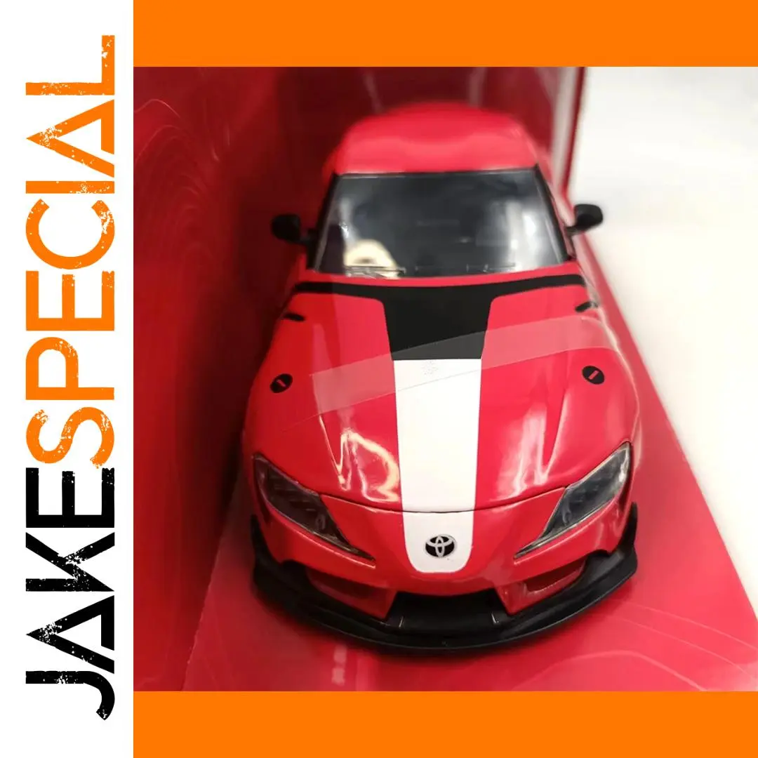 Red 1:24 Scale Toyota GR Supra Diecast Model 1 Red 1:24 Scale Toyota GR Supra Diecast Model