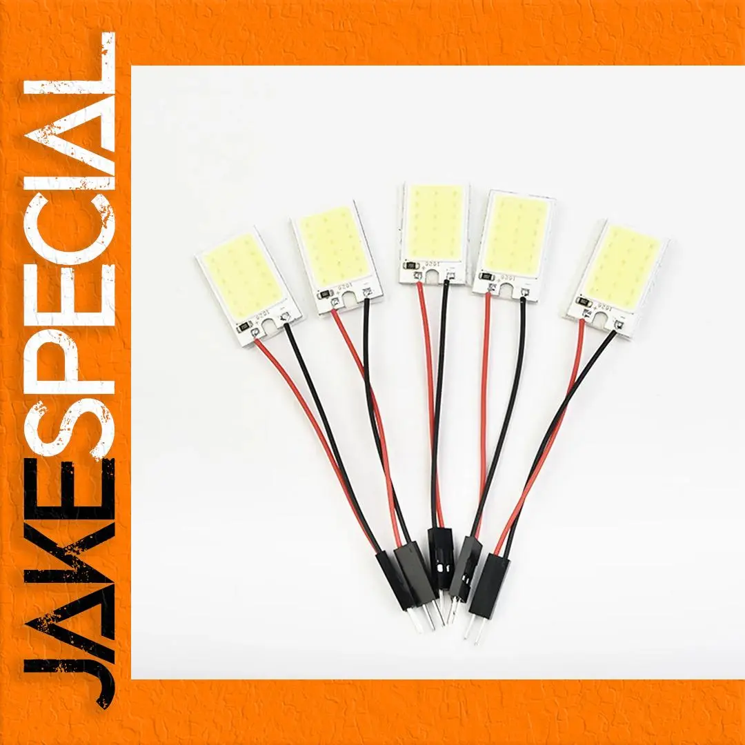 White COB LED Interior Light Panels Set of 5 1 White COB LED Interior Light Panels Set of 5