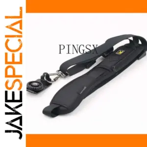 Black DSLR Camera Sling Strap with Padded Shoulder Pad