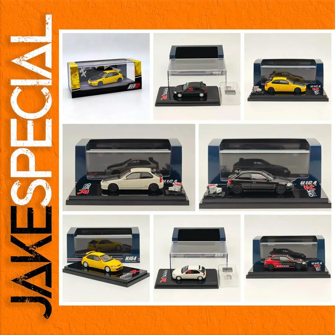 1997 Honda Civic Type R 1/64 Diecast Model 1 1997 Honda Civic Type R 1/64 Diecast Model