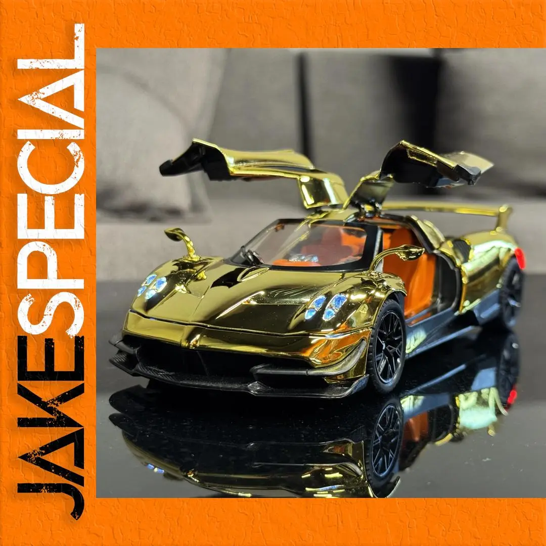 Gold Pagani Huayra Dinastia BC Diecast Model 1 Gold Pagani Huayra Dinastia BC Diecast Model