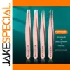 Professional Stainless Steel Tweezers Set for Beauty