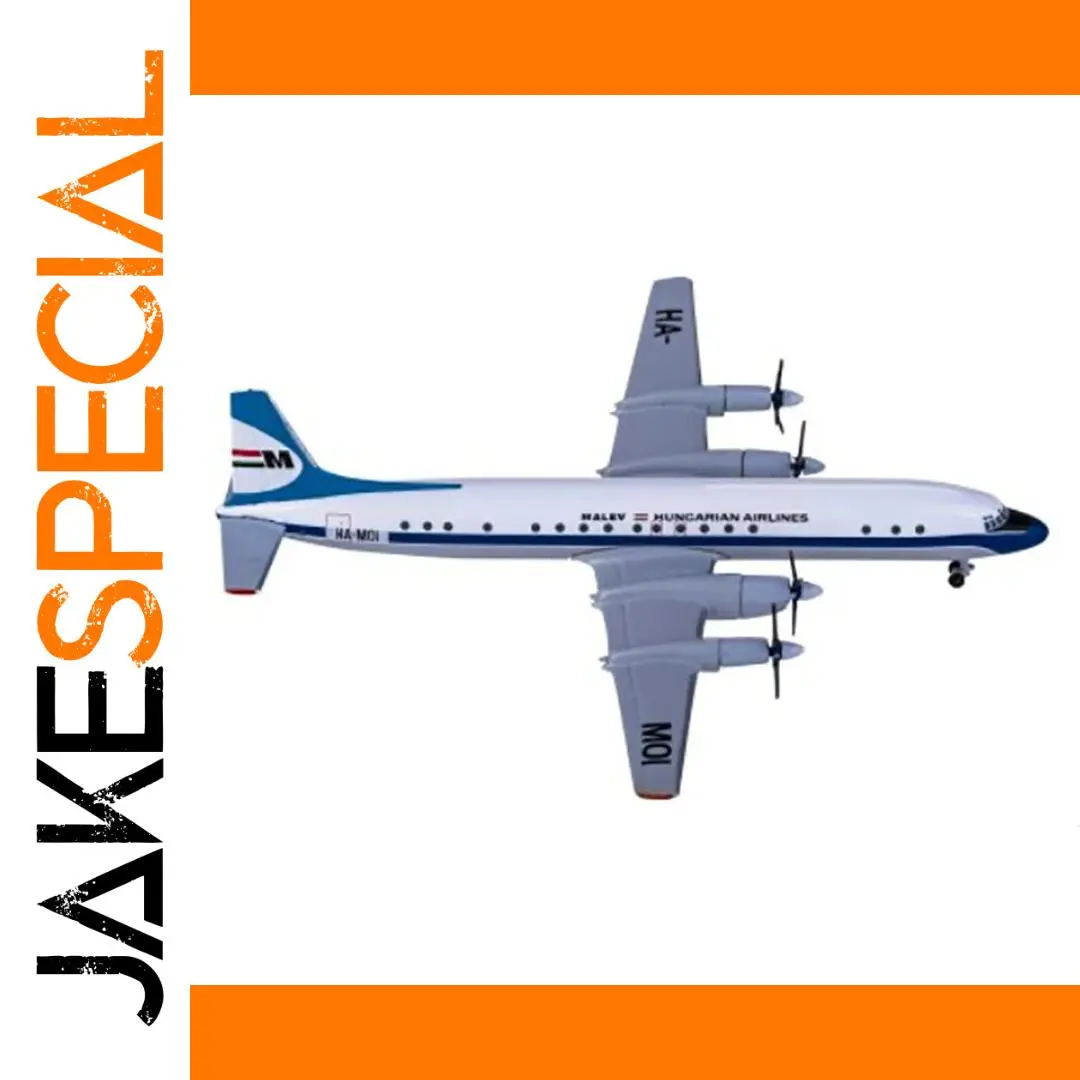 Ilyushin Il-18 Malév Airline Model 1:400 Scale 1 Ilyushin Il-18 Malév Airline Model 1:400 Scale