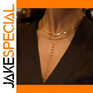 Elegant Gold Stainless Steel Necklace for Women