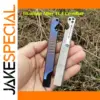 Titanium Multitool Crowbar with Iridescent Finish