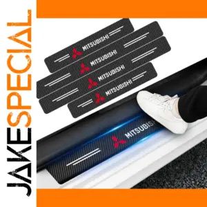 Mitsubishi Carbon Fiber Door Sill Stickers