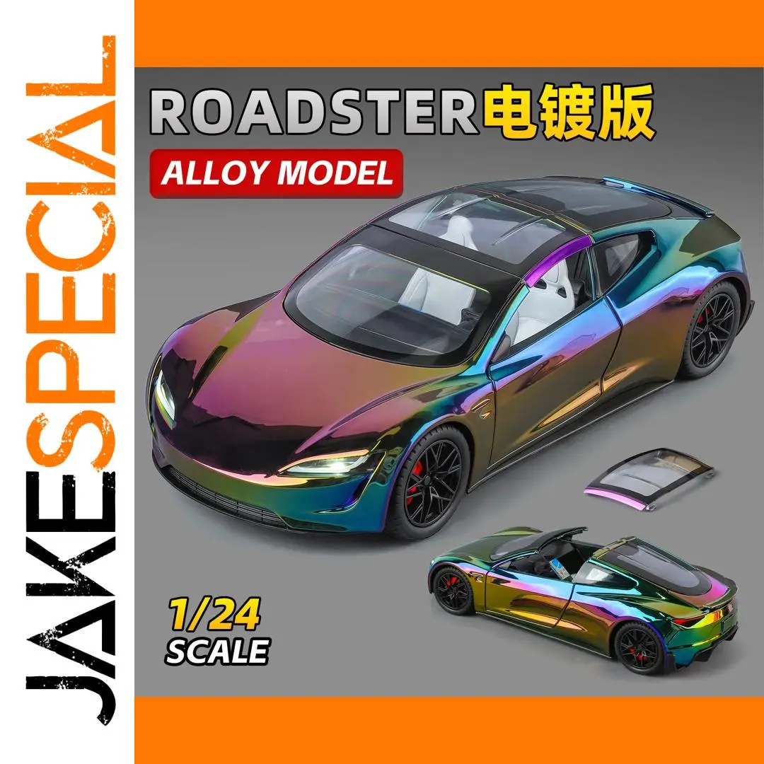 1:24 Iridescent Die-Cast Sports Car Model 1 1:24 Iridescent Die-Cast Sports Car Model