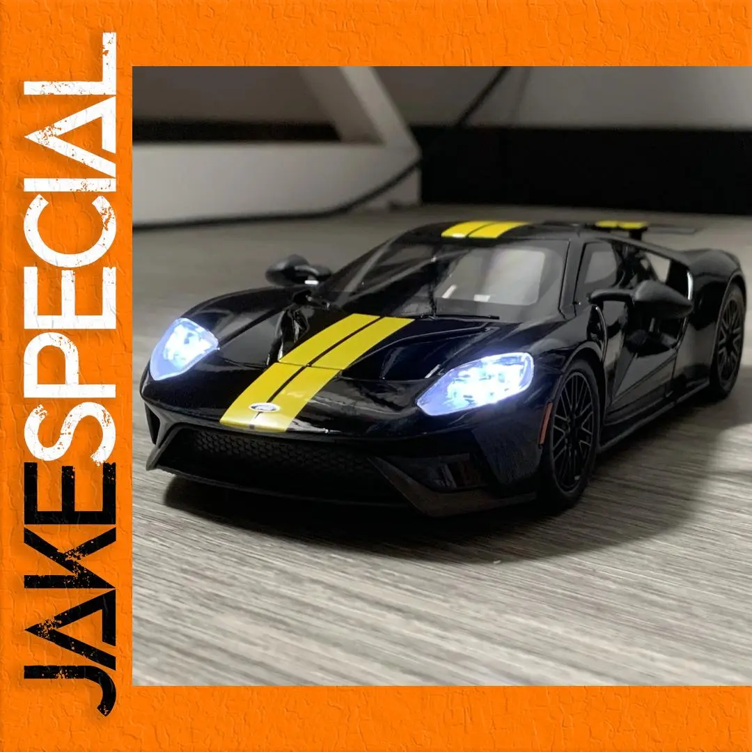 Ford GT 1:24 Diecast Model with LED Lights 1 Ford GT 1:24 Diecast Model with LED Lights