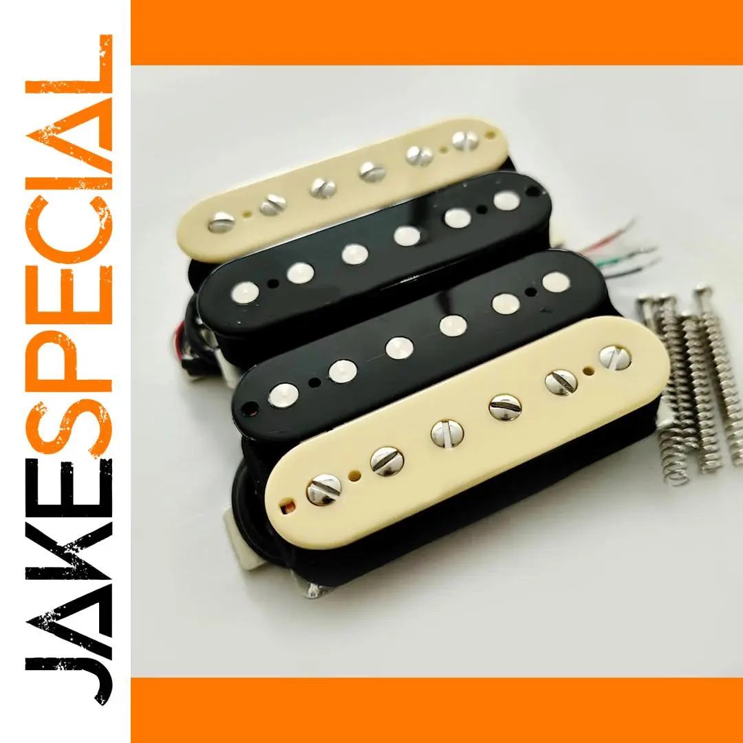 Zebra Alnico 5 Humbucker Pickup Set for Electric Guitar 1 Zebra Alnico 5 Humbucker Pickup Set for Electric Guitar