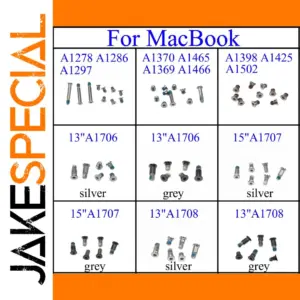 MacBook Pro Retina Screw Set for A1502, A1425