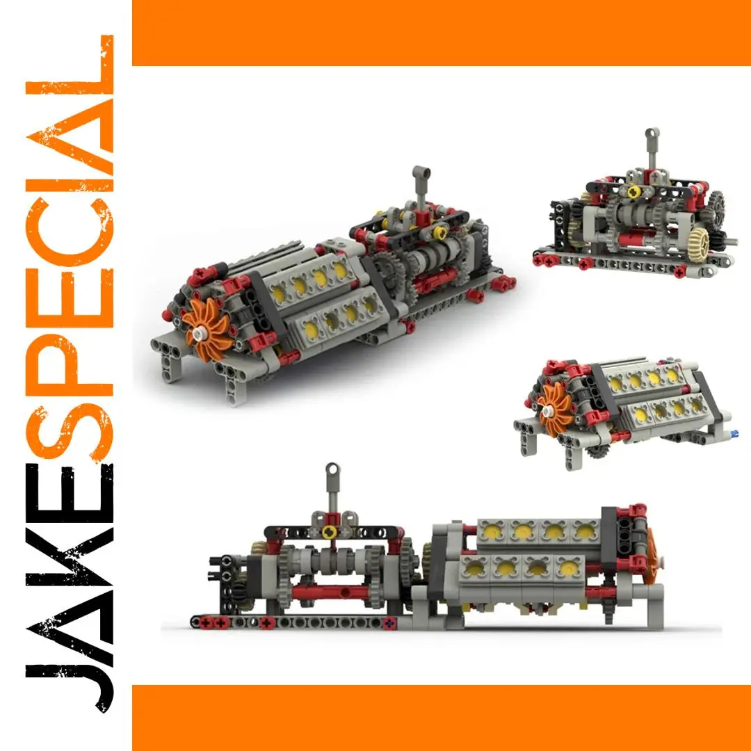 V16 Engine Transmission Model Kit 1 V16 Engine Transmission Model Kit