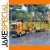 Yellow 1:32 Scale Construction Transport Truck