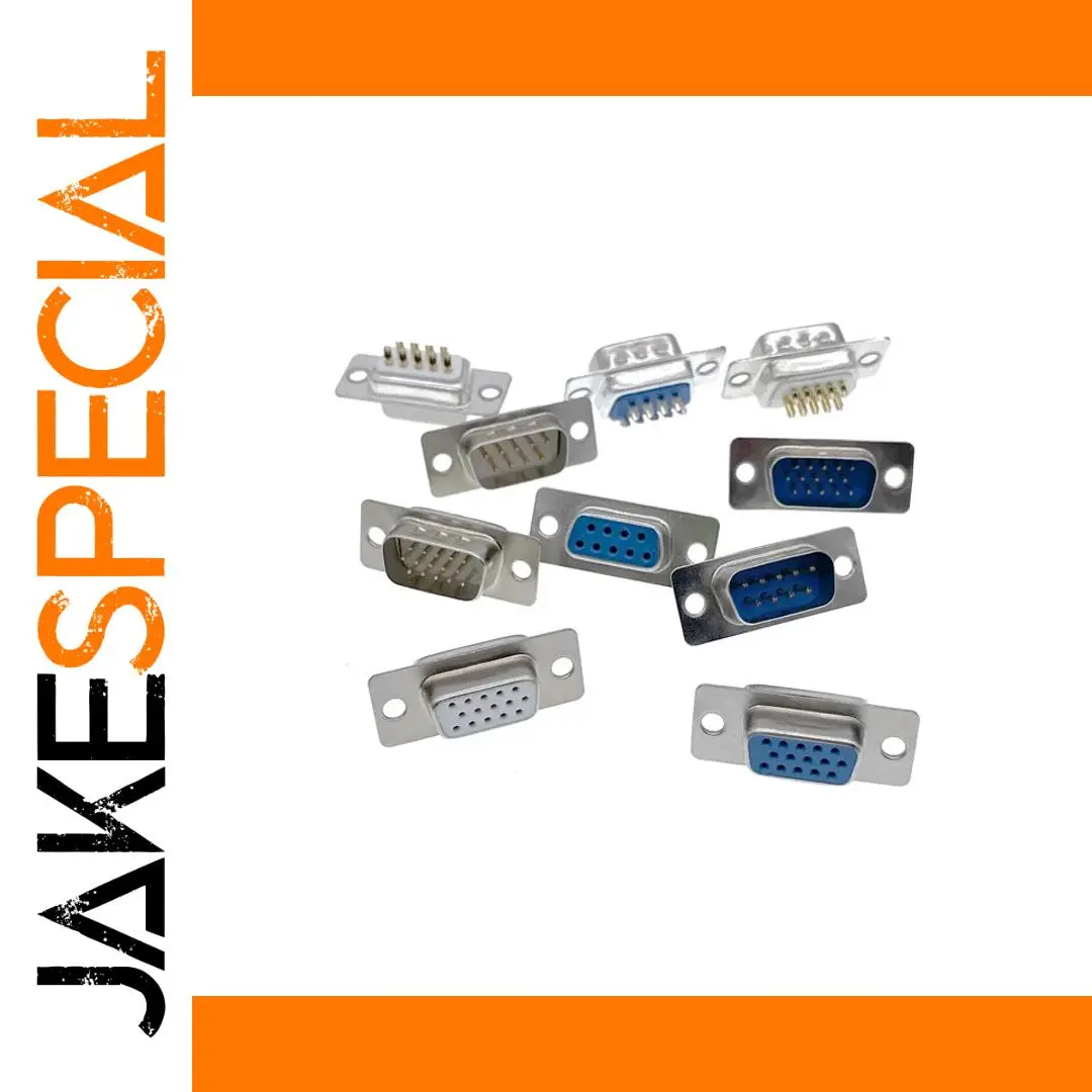 DB9 and DB15 Connector Set for Electronics 1 DB9 and DB15 Connector Set for Electronics