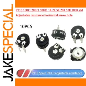 Set of 10 PT10 Spain PIHER Potentiometers