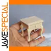 Miniature Wood Dollhouse Nightstand for 1:12 Scenes