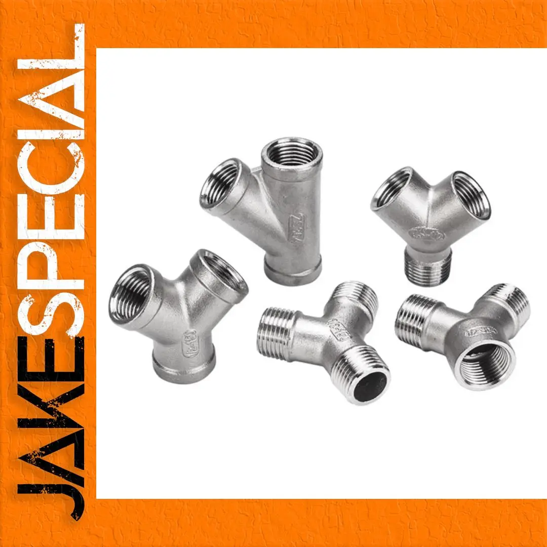 304 Stainless Steel Y-Shaped Plumbing Fitting 1 304 Stainless Steel Y-Shaped Plumbing Fitting