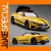 Vibrant Yellow and Black Miniature Sports Car