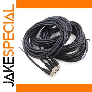 Waterproof 5m PVC Sensor Cable with M8 Connectors