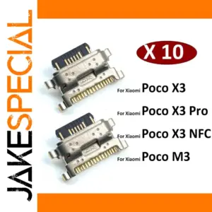 USB-C Port Connectors for Xiaomi Poco X3 Pro NFC
