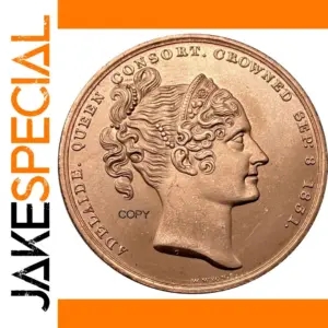 Queen Victoria Vintage Copper Replica Coin